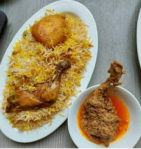 Chicken Biryani+ Chicken Chaap