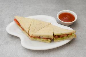 Coleslaw cold sandwich