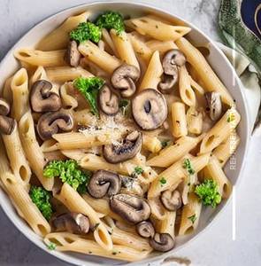 Mushroom Penne Pasta
