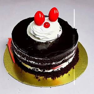 Eggless black forest
