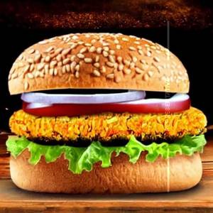 Supreme veggie paneer burger