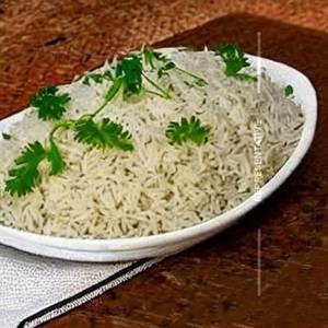 Plain rice    