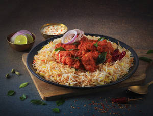 Chicken tikka biryani