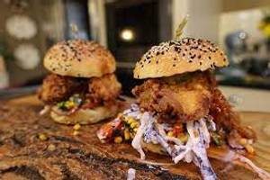 Butter chicken cheese the burger bar