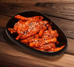 Honey chilli potato