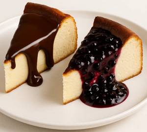Dark Chocolate Basque Burnt Cheesecake And Blueberry Basque Burnt Cheesecake ( Box Of 2 )