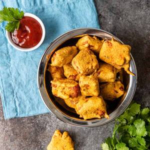 Cheesy paneer nuggets with mayo