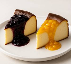 Mango Basque Burnt Cheesecake And Blueberry Basque Burnt Cheesecake ( Box Of 2 )