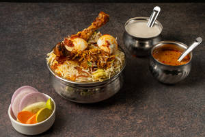 Chicken Dum Nawabi Biryani