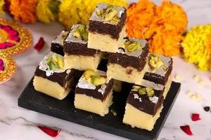 Chocolate Sandwich Burfi