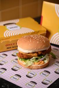 Chicken Momo Burger