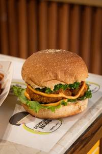 Mexican Chicken Momo Burger