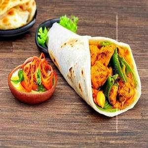 Chicken double egg kathi roll