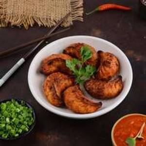 Schezwan mutton momos