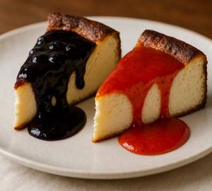 Strawberry Basque Burnt Cheesecake And Blueberry Basque Burnt Cheesecake ( Box Of 2 )