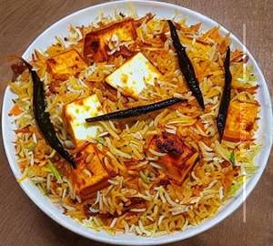 Paneer biryani