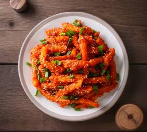Honey chilli potato