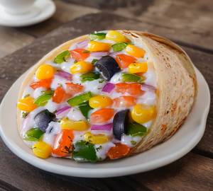 Cheese Baked Pizza Wraps