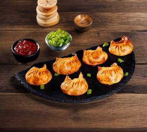 Chicken momos fried (5)pcs