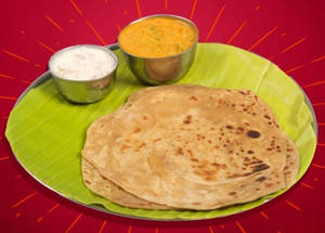 Chappati Set [Nos 2] With Chicken Salna