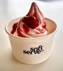 Strawberry softserve