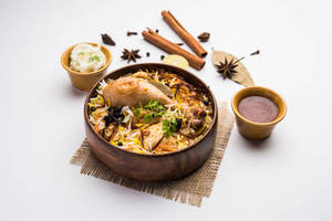 Hyderabadi Chicken Dum Biryani [Half]