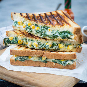Paneer And Spinach Sandwich