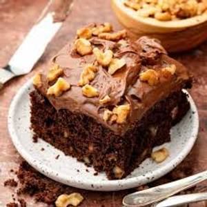 Chocolate walnut cake