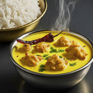 Kadhi Rice Bowl [~500 ml] With Salad