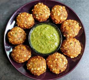 Sabudana Vada [6 Pieces] With Chutney