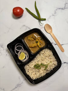 Jeera Rice + Mushroom Gravy