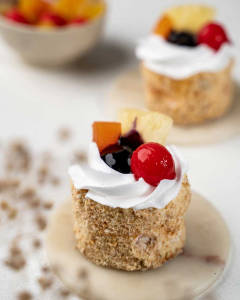 Eggless Mixed Fruit Pastry
