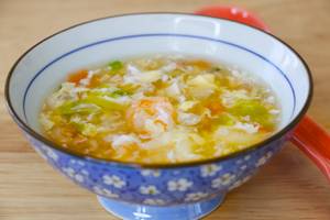 Prawn With Scrambled Egg Soup