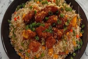Chicken Triple Schezwan Fried Rice