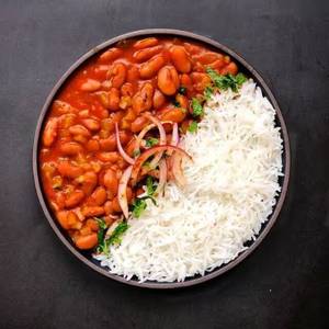 Rajma Masala + Steam Rice + Salad