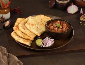 Aloo Paratha [2] + Amritsari Chole Meal