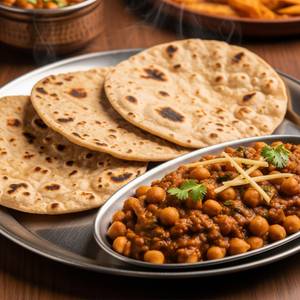 2 Roti & Chana Masala