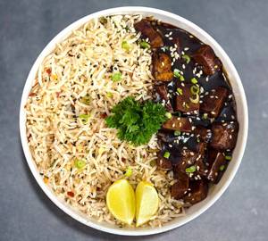 Teriyaki Paneer Rice Bowl