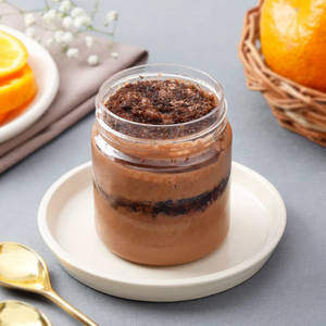 Belgium Chocolate Jar Cake