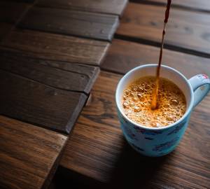 Ginger kalimirch kadak tea [2 full cups]