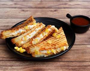 Spicy corn sandwich