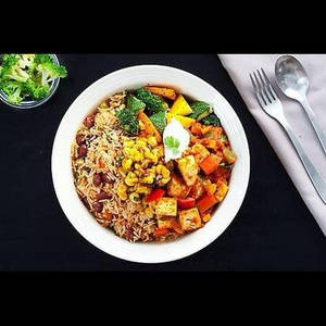 Peri-peri Paneer Rice Bowl