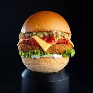 Guacamole Black Bean Burger