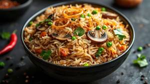 Mushroom Fried Rice