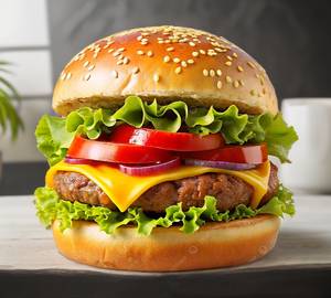 Chicken cheese burger