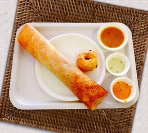 Plain Dosa+vada