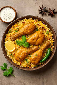 Chicken Tangdi Biryani