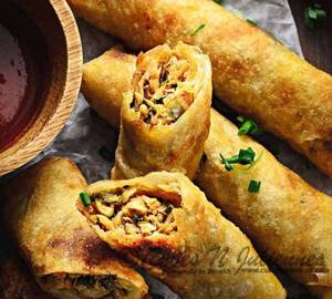 Chicken spring roll