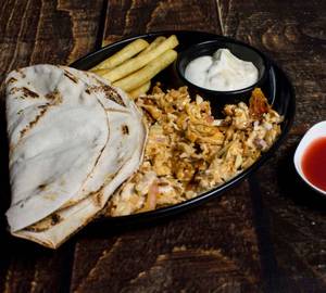 Chicken Plate Shawarma (Rumali)