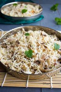 Mushroom Pulao